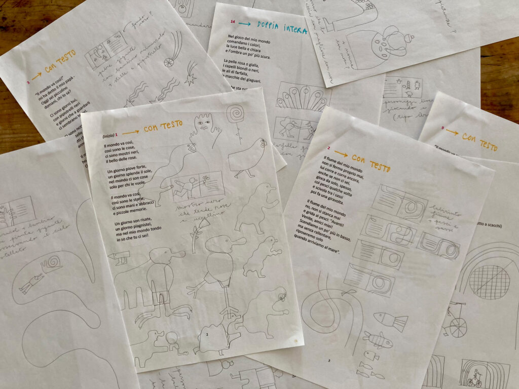 Liuna Virardi racconta il suo lavoro di illustrazione per il volume Il mondo va così, scritto da Alessandro Riccioni